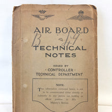 Royal Flying Corps Air Board Technical Notes (1917)