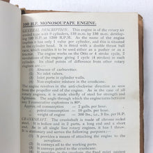 Notes sur les moteurs du Royal Flying Corps (1917)