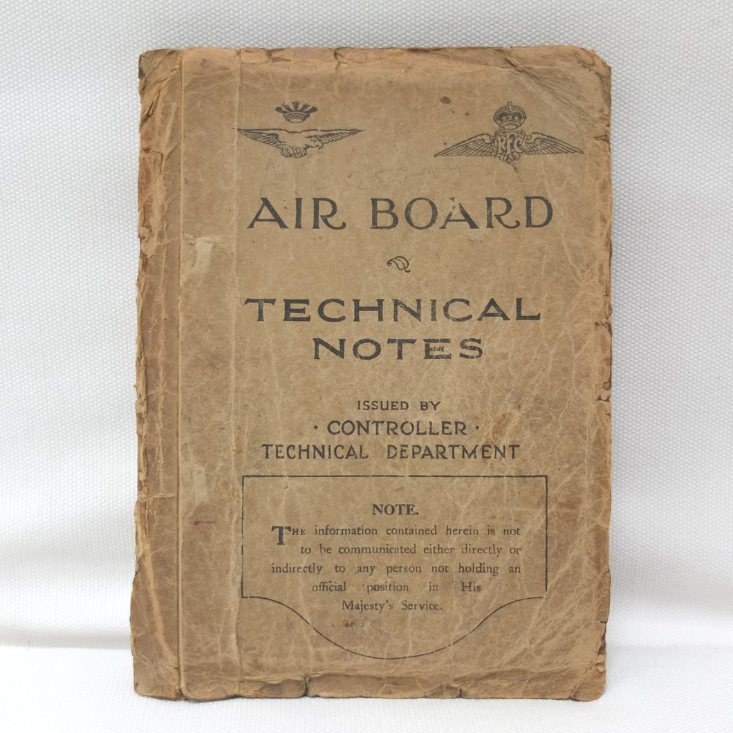 Air Board Technical Notes (1917) Royal Flying Corps
