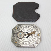 Francis Barker Pocket Sundial Compass c.1932