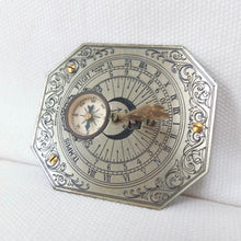 Francis Barker Pocket Sundial Compass c.1932