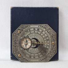 Francis Barker Pocket Sundial Compass c.1932