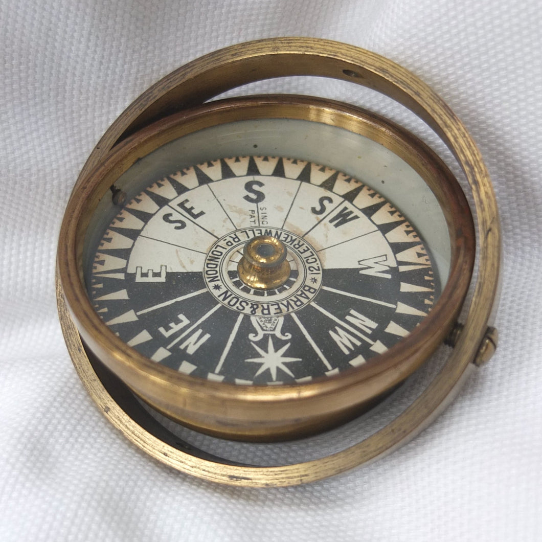 Barker & Son Singer's Patent Gimbal Compass c.1875