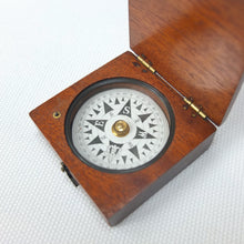 Francis Barker Wooden Box Compass c.1870