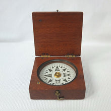 Francis Barker Wooden Box Compass c.1870