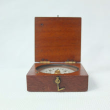 Francis Barker Wooden Box Compass c.1870