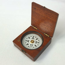 Francis Barker Wooden Box Compass c.1870