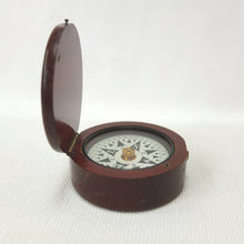 Francis Barker Wooden Pocket Compass c.1875