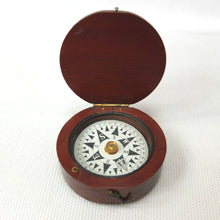 Francis Barker Wooden Pocket Compass c.1875