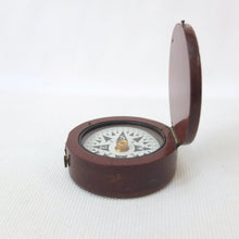 Francis Barker Wooden Pocket Compass c.1875