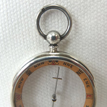 Silver Francis Barker Pebble Lens Compass (1912)