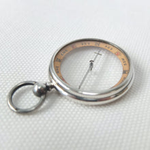 Silver Francis Barker Pebble Lens Compass (1912)