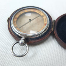 Silver Francis Barker Pebble Lens Compass (1912)