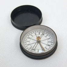 Brass Box Ceramic Dial Pocket Compass c.1900