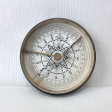 Edwardian Brass Box Pocket Compass c.1900