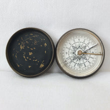 Edwardian Brass Box Pocket Compass c.1900