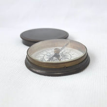 Edwardian Brass Box Pocket Compass c.1900