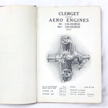 Clerget Patent Aero Engines 9B & 9BF (1917)