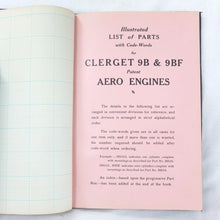 Clerget Patent Aero Engines 9B & 9BF (1917)