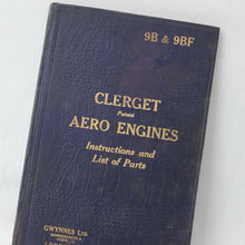 Clerget Patent Aero Engines 9B & 9BF (1917)