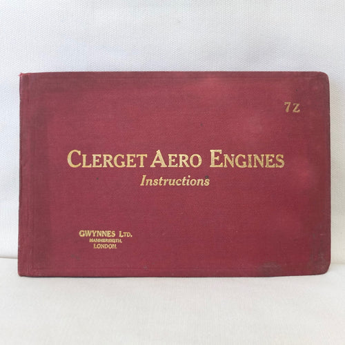 Clerget 7Z Aero Engine Manual (1916)