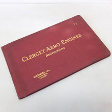 Clerget 7Z Aero Engine Manual (1916)