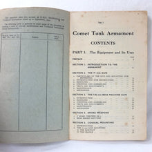 Comet I Tank Armament Training (1946)