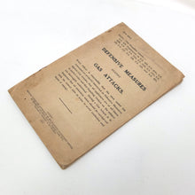 Handbuch zu Gasangriffen im Ersten Weltkrieg (1917)