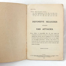 Handbuch zu Gasangriffen im Ersten Weltkrieg (1917)