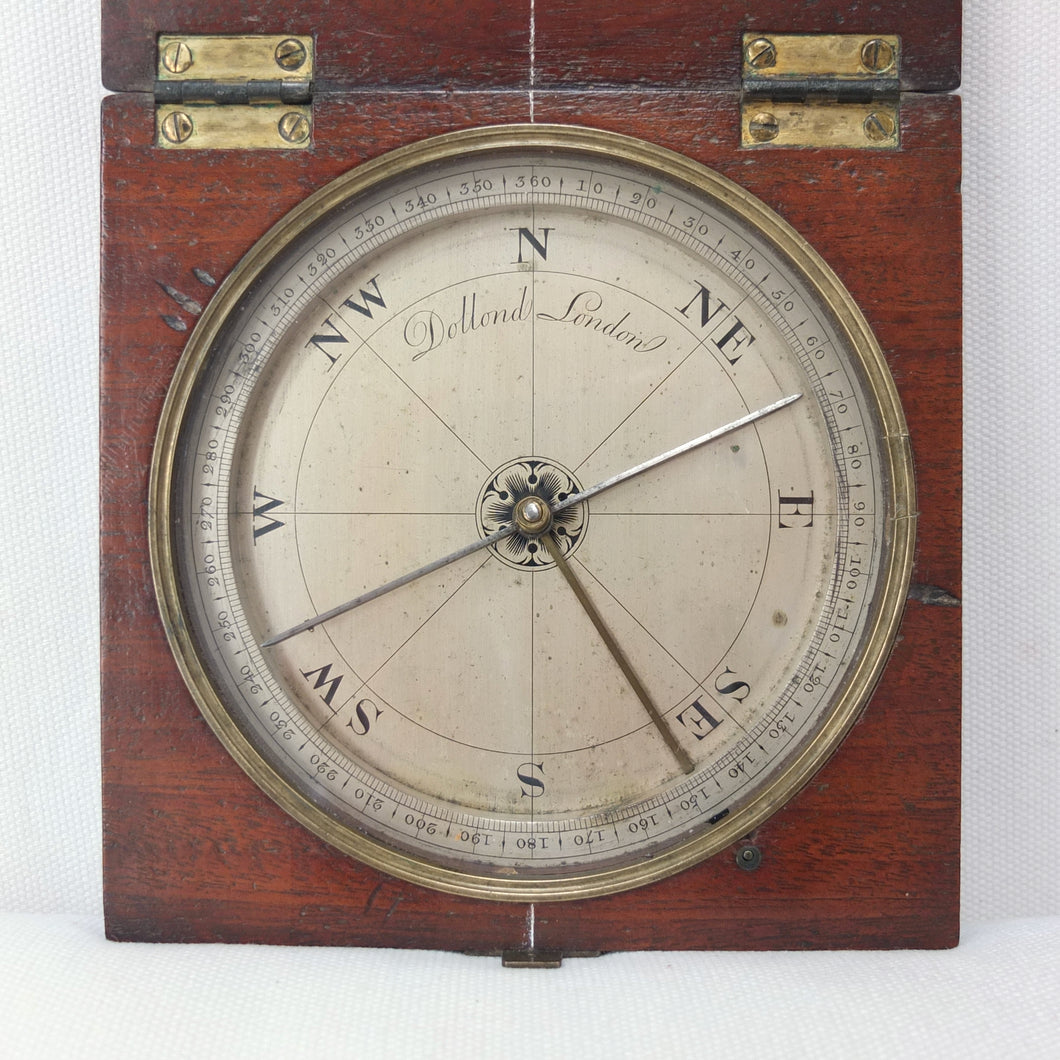 Dollond Wooden Cased Compass c.1790