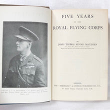 Five Years in the Royal Flying Corps (1918)