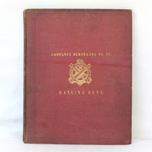 Ordnance Memoranda No. 17 - Gatling Guns (1874)