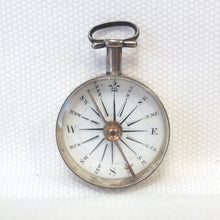 Georgian Silver Pocket Compass c.1815