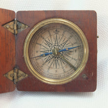 Georgian Mahogany Pocket Compass c.1830