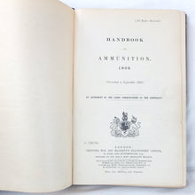 Handbook on Ammunition (1909)