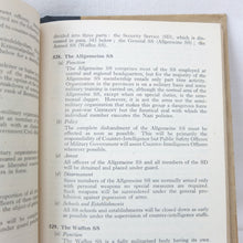 Secret Handbook for the Military Occupation of Germany (1944)