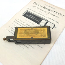 Hymans Pocket Range Finder (1915)