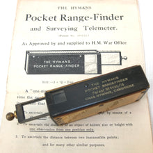 Hymans Pocket Range Finder (1915)