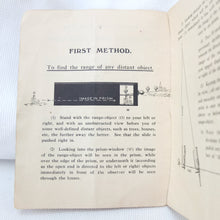 Hymans Pocket Range Finder (1915)