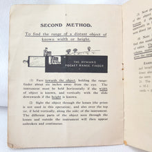 Hymans Pocket Range Finder (1915)