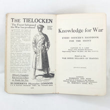 Knowledge For War (1916)
