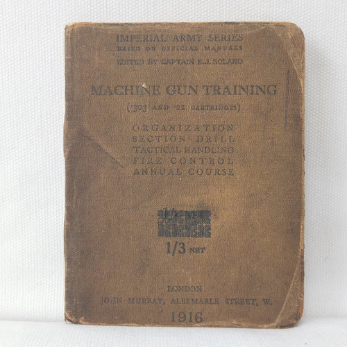 Machine Gun Training (1916)