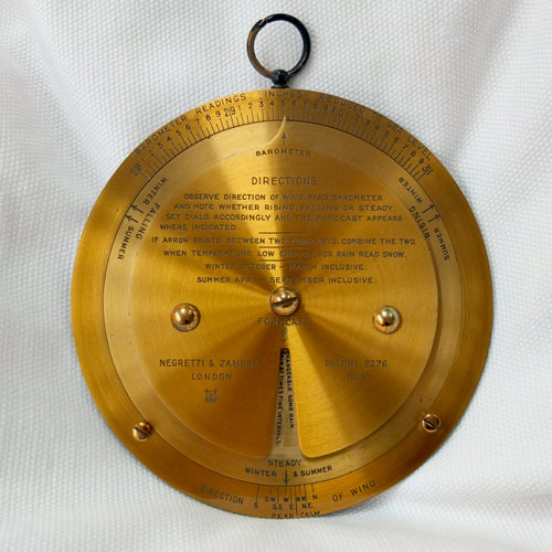 Negretti & Zambra Barometer Forecaster c.1915