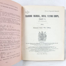 Training Manual Royal Flying Corps (1914) Part I