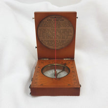 Boussole-cadran solaire Sadd & Son Barker c. 1875
