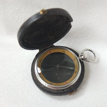 Silver Francis Barker Pebble Lens Compass c.1900