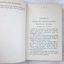 Tactics for Beginners in the New Army (1915)