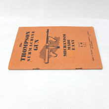 Thompson Submachine Gun Manual c.1940