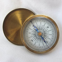 Victorian Brass Box Pocket Compass c.1865