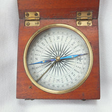 Victorian Wooden Pocket Compass c.1840